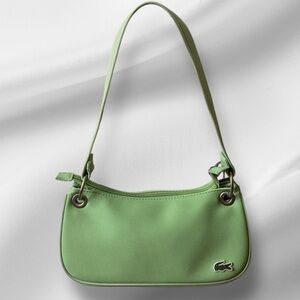 Lacoste vintage original mini baguette Y2K purse